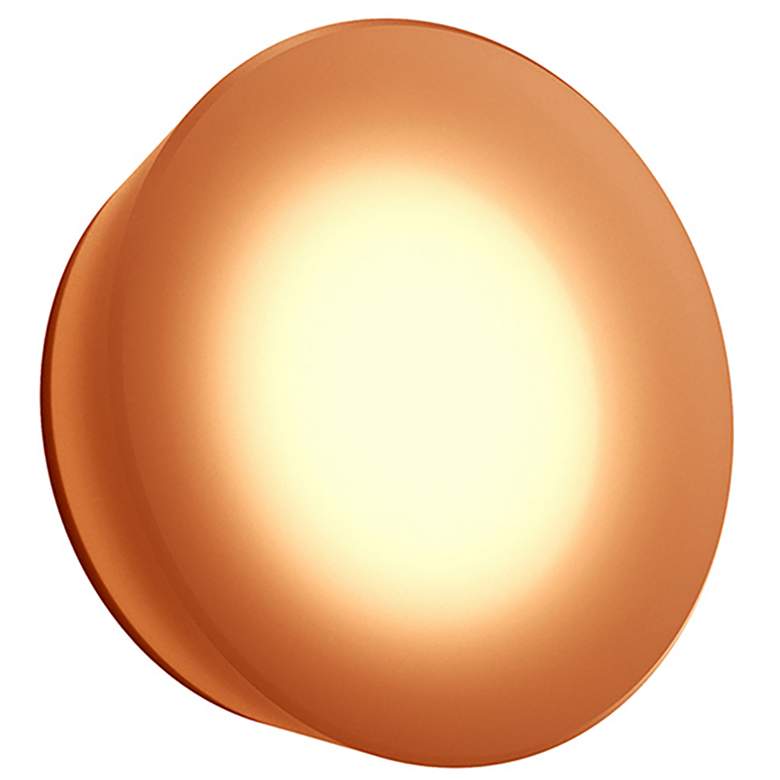 Image 1 Mist Round 6.5 " High Amber Wall Sconce/Surface Mount