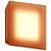 Mist Square 6.5 " High Amber Wall Sconce