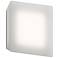 Mist Square 6.5 " High Clear Wall Sconce