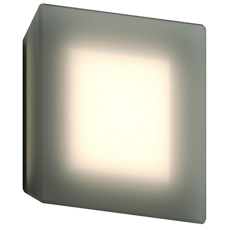 Image 1 Mist Square 6.5 " High Moss Wall Sconce