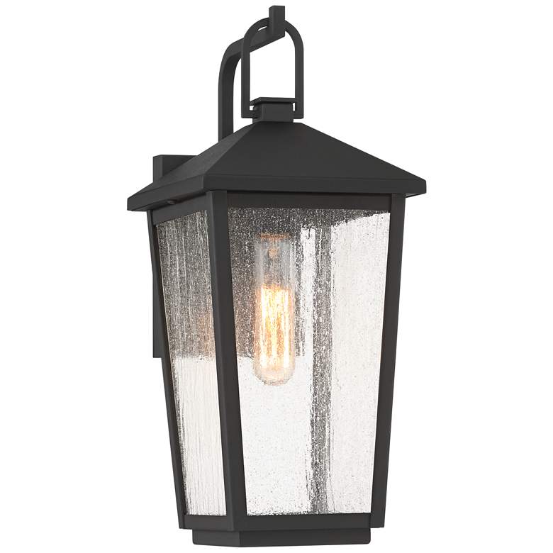 Image 2 Misty 16 1/4" High Sand Black Outdoor Wall Light