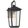 2_Misty 16 1/4" High Sand Black Outdoor Wall Light