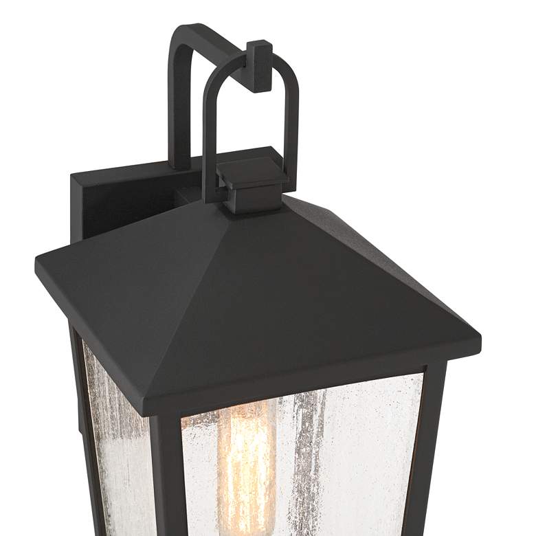 Image 3 Misty 16 1/4" High Sand Black Outdoor Wall Light more views