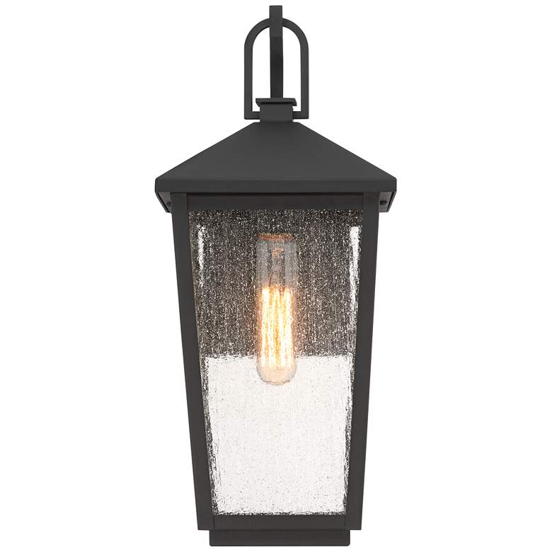 Image 5 Misty 16 1/4" High Sand Black Outdoor Wall Light more views