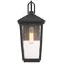 5_Misty 16 1/4" High Sand Black Outdoor Wall Light more views