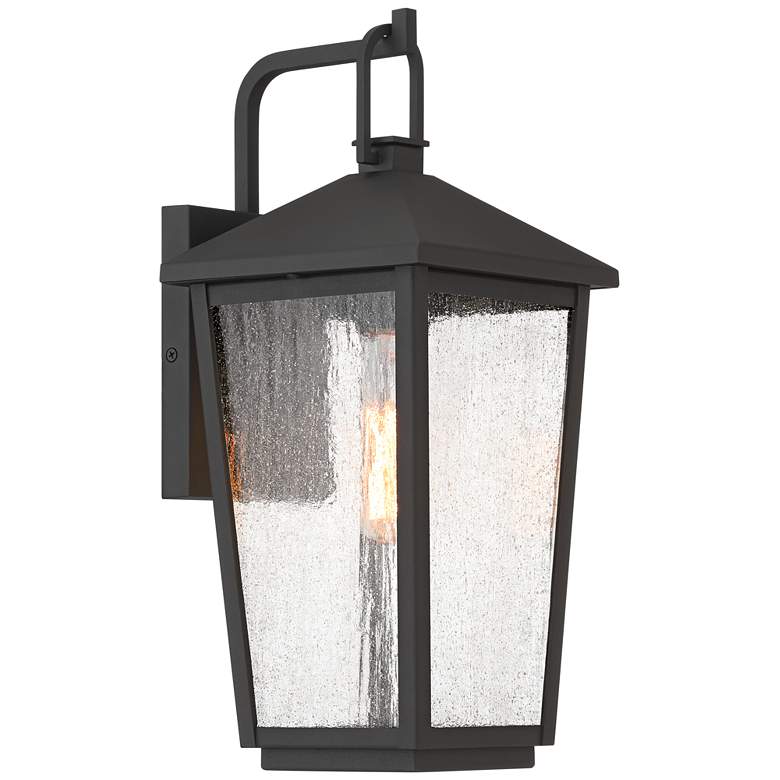 Image 6 Misty 16 1/4" High Sand Black Outdoor Wall Light more views