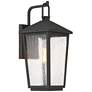 6_Misty 16 1/4" High Sand Black Outdoor Wall Light more views