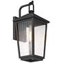 7_Misty 16 1/4" High Sand Black Outdoor Wall Light more views