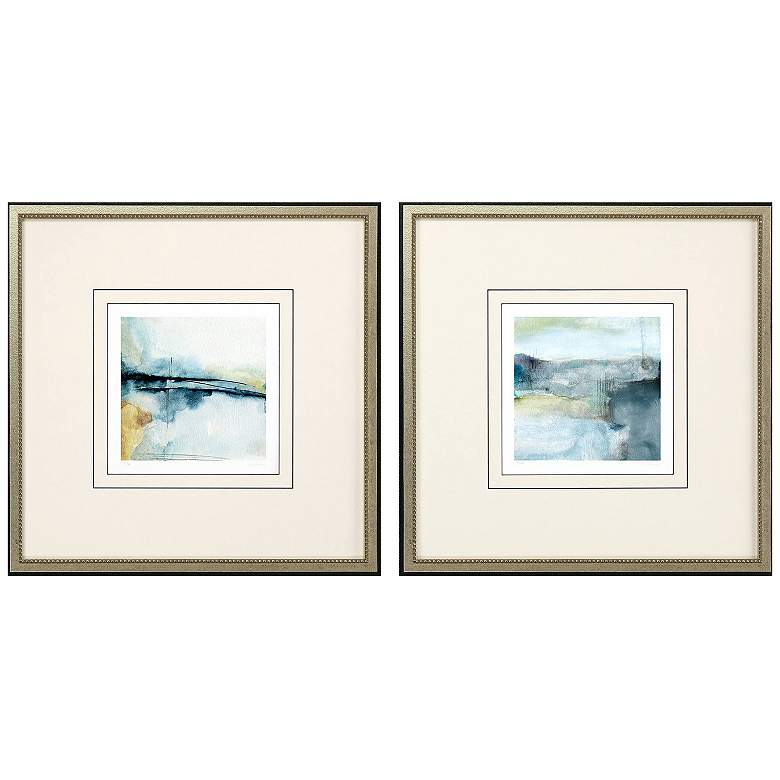 Image 1 Misty Distance 26"W x 26"H Framed Art Set of 2
