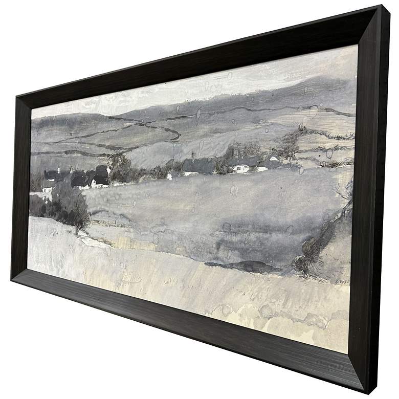 Image 2 Misty Landscape 52"W x 28"H Framed Art more views
