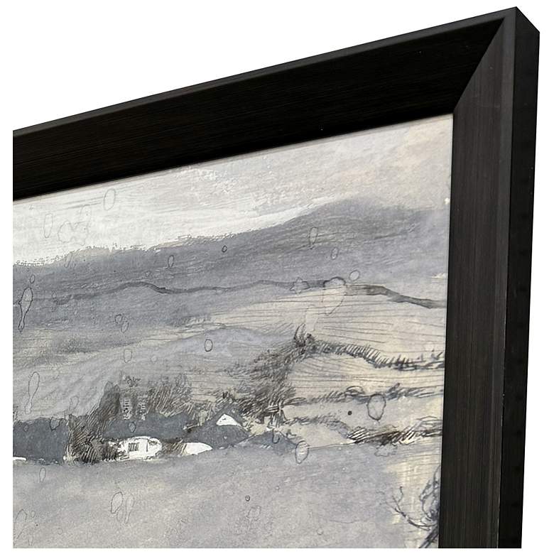 Image 3 Misty Landscape 52"W x 28"H Framed Art more views