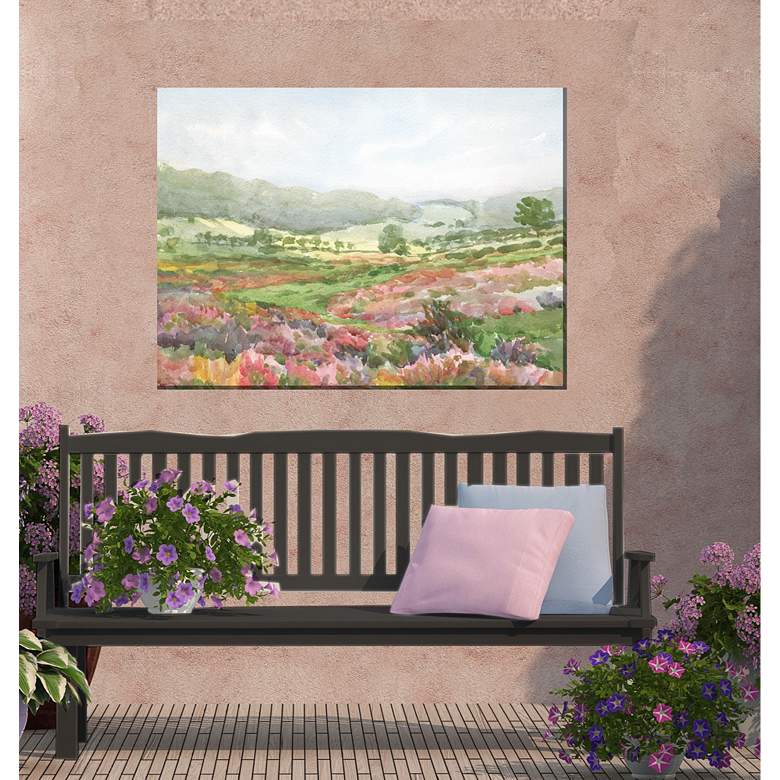 Image 3 Misty Moors 40" Wide Rectangular Outdoor Canvas Wall Art more views