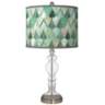 Misty Morning Giclee Apothecary Clear Glass Table Lamp