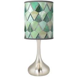Misty Morning Giclee Modern Droplet Table Lamp
