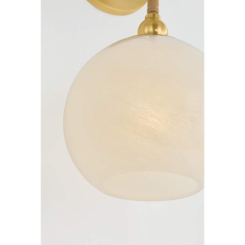 Image 3 Mitzi Abbie Wall Sconce 7.25" in Aged Brass more views