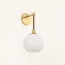 7_Mitzi Abbie Wall Sconce 7.25" in Aged Brass more views