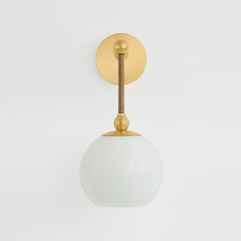 Mitzi Abbie Wall Sconce 7.25" in Aged Brass