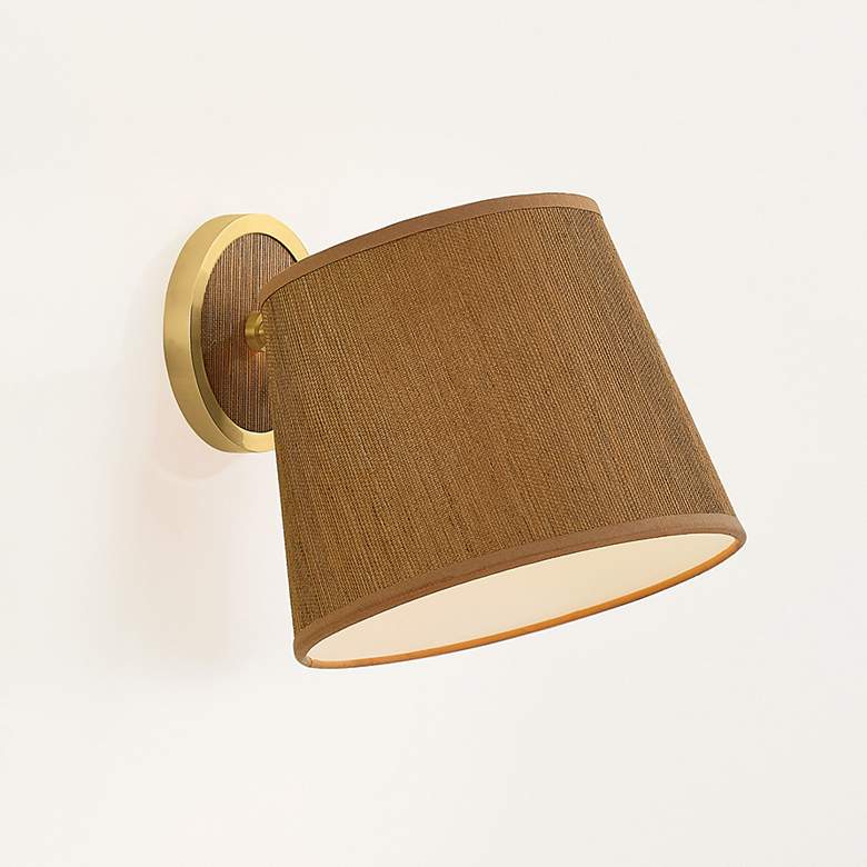 Image 1 Mitzi Abeni Wall Sconce 8.75" in Aged Brass
