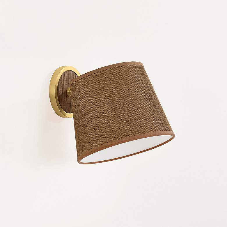 Image 6 Mitzi Abeni Wall Sconce 8.75" in Aged Brass more views