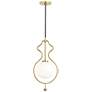 Mitzi Abigail 9 3/4" Wide Aged Brass LED Mini Pendant