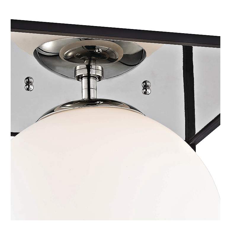 Image 2 Mitzi Aira 14" Wide Polished Nickel Ceiling Light more views