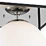 Mitzi Aira 14" Wide Polished Nickel Ceiling Light