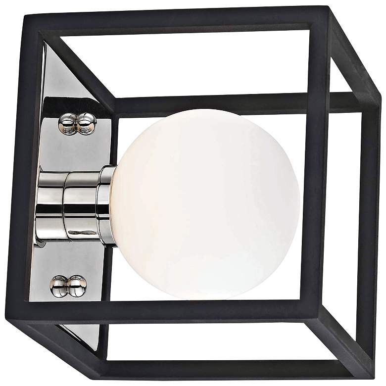 Image 1 Mitzi Aira 5" High Polished Nickel LED Wall Sconce