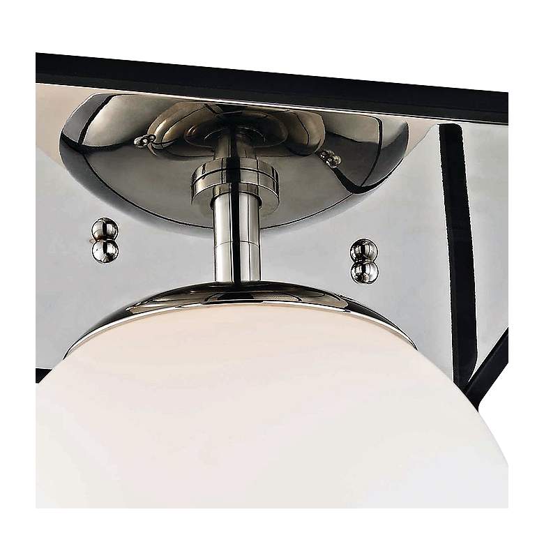 Image 3 Mitzi Aira 9 1/2 inch Wide Polished Nickel Ceiling Light more views