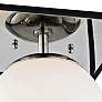 Mitzi Aira 9 1/2" Wide Polished Nickel Ceiling Light
