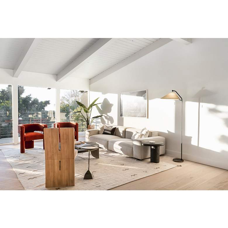 Image 4 Mitzi Aisa Old Bronze Arc Floor Lamp more views