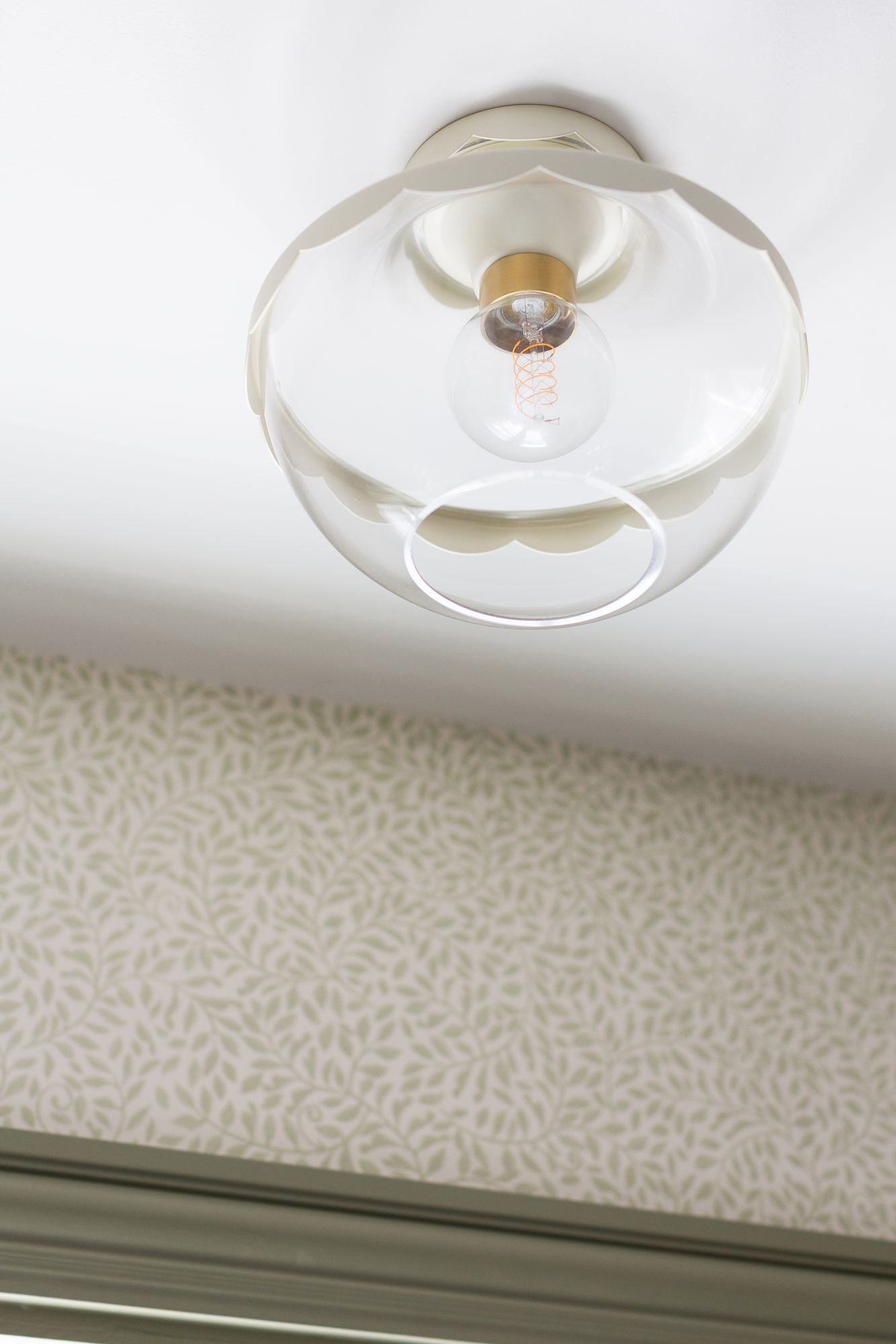 Image 6 Mitzi Alaina 21" Aged Brass 1 Light Semi Flush more views