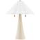 Mitzi Alana 23" High Coastal Modern Ivory Ceramic Table Lamp