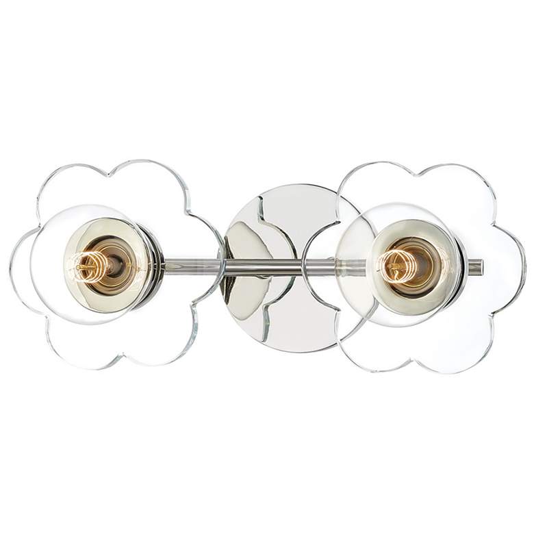 Image 1 Mitzi Alexa 14.25" Wide Polished Nickel 2 Light Bath