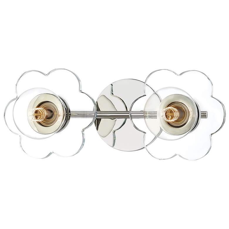 Image 1 Mitzi Alexa 14.25 inch Wide Polished Nickel 2 Light Bath