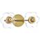 Mitzi Alexa 6" High Aged Brass 2-Light Wall Sconce