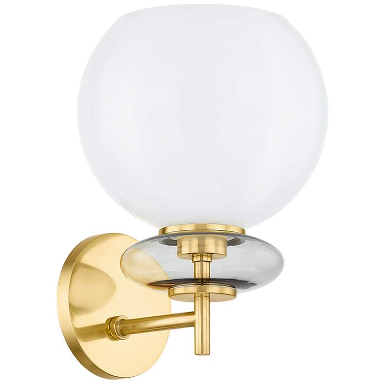 Image 1 Mitzi Alexia 7.75 In 1 Lt Wall Sconce Aged Brass
