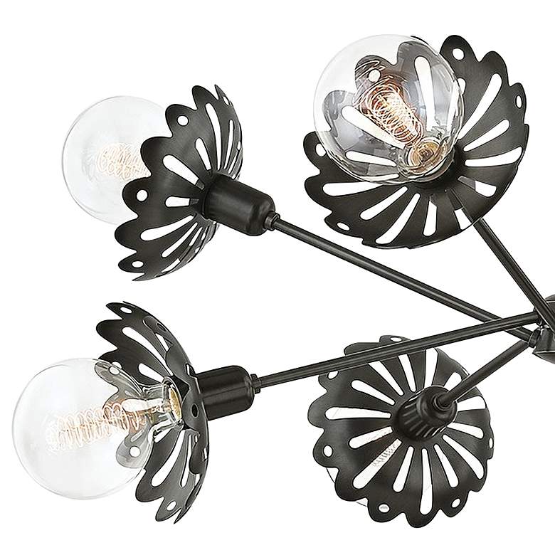 Image 3 Mitzi Alyssa 42" Wide Old Bronze 8-Light Chandelier more views
