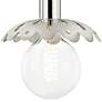 3_Mitzi Alyssa 8" Wide Polished Nickel Mini Pendant Light more views