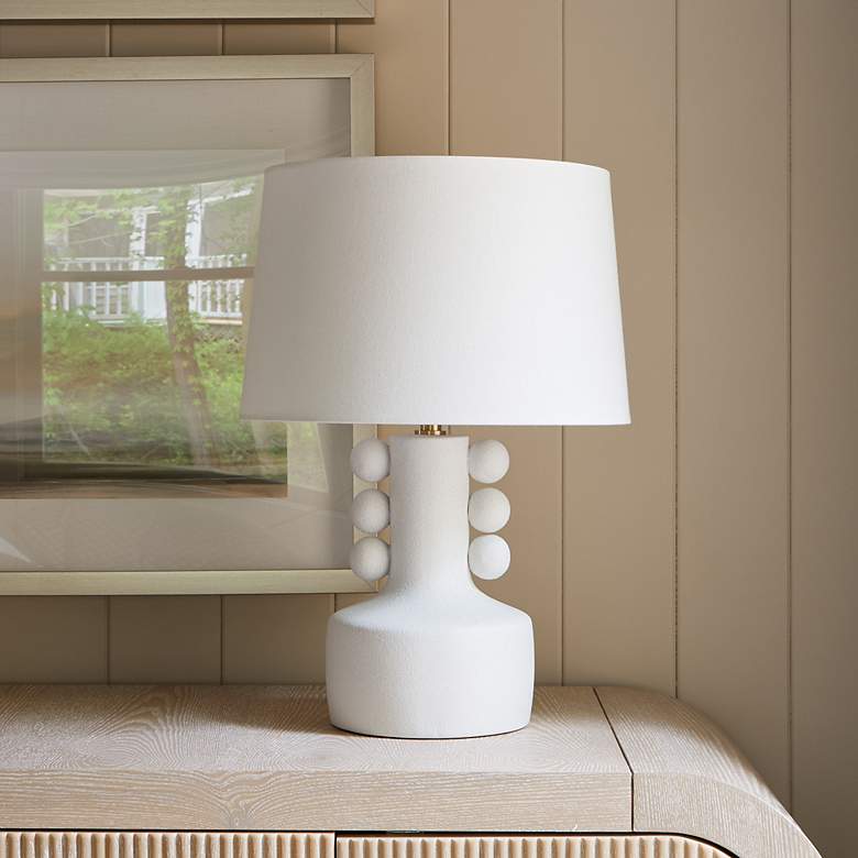 Image 2 Mitzi Amalia 28 3/4" High Modern White Table Lamp