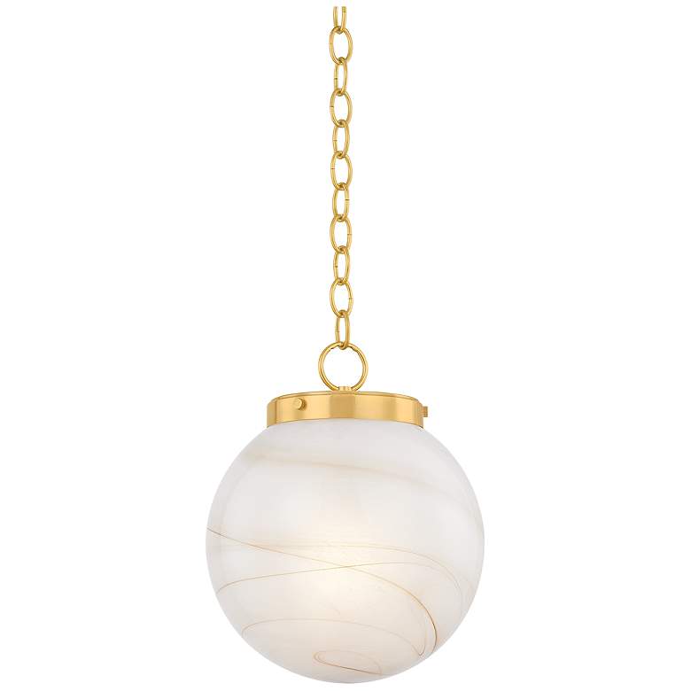 Image 1 Mitzi Ambra Pendant 11.75" in Aged Brass