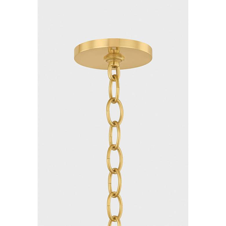 Image 4 Mitzi Ambra Pendant 11.75" in Aged Brass more views