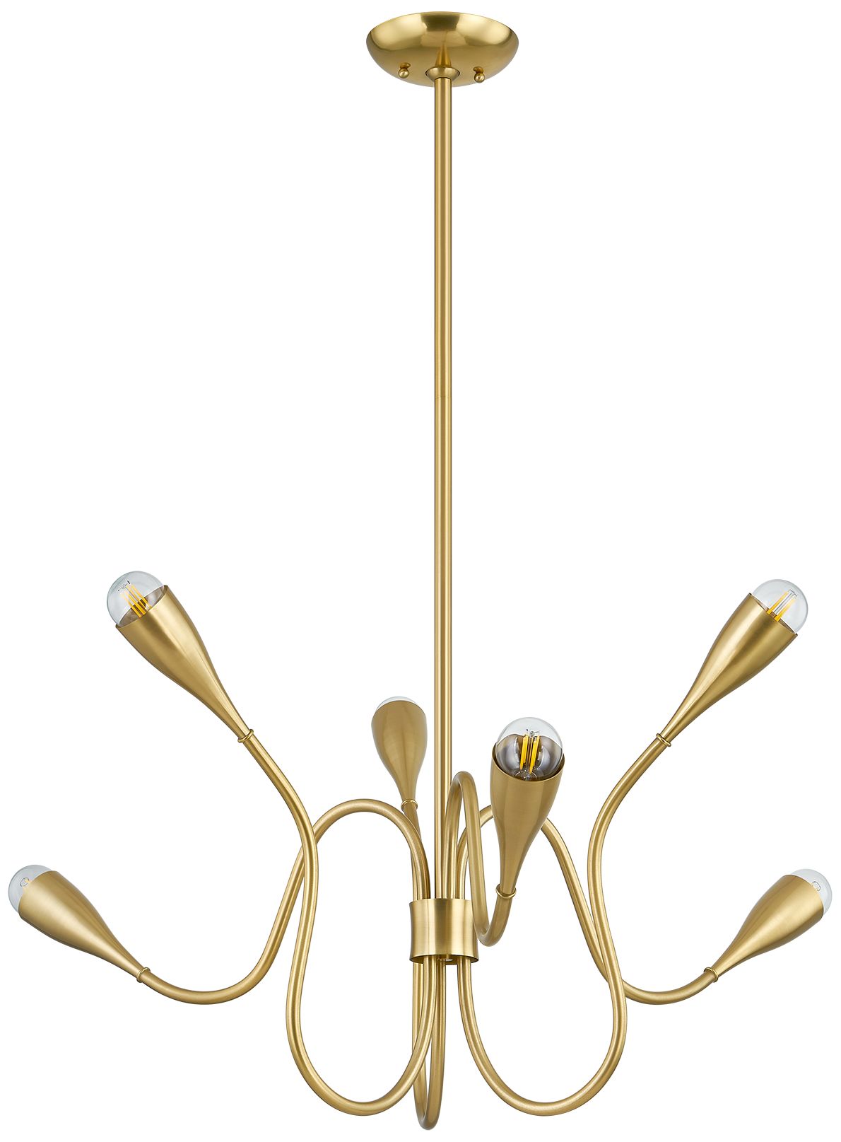 Mitzi Anaise Chandelier Aged Brass