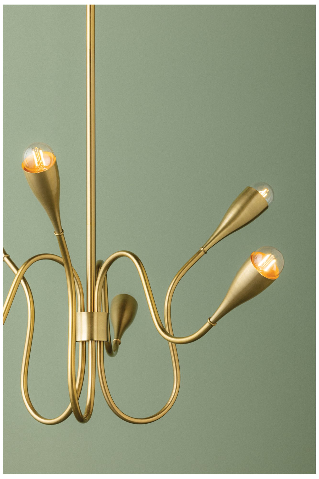 Image 5 Mitzi Anaise Chandelier Aged Brass more views