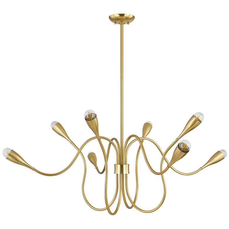 Mitzi Anaise Chandelier Aged Brass - #0822X | Lamps Plus