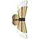 Mitzi Angie 15" High Aged Brass 2-Light LED Wall Sconce
