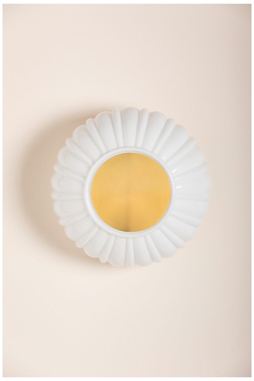 Image 6 Mitzi Anne 15" Wide Aged Brass Ceiling Light more views