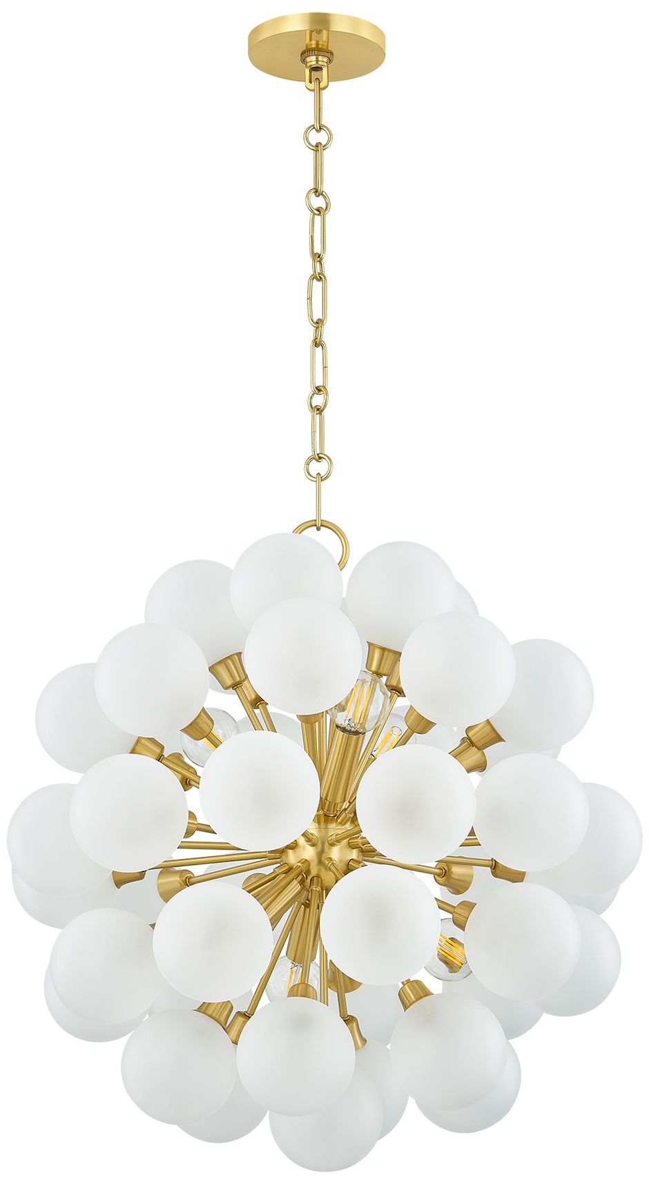 Image 2 Mitzi Antoneta Chandelier Aged Brass