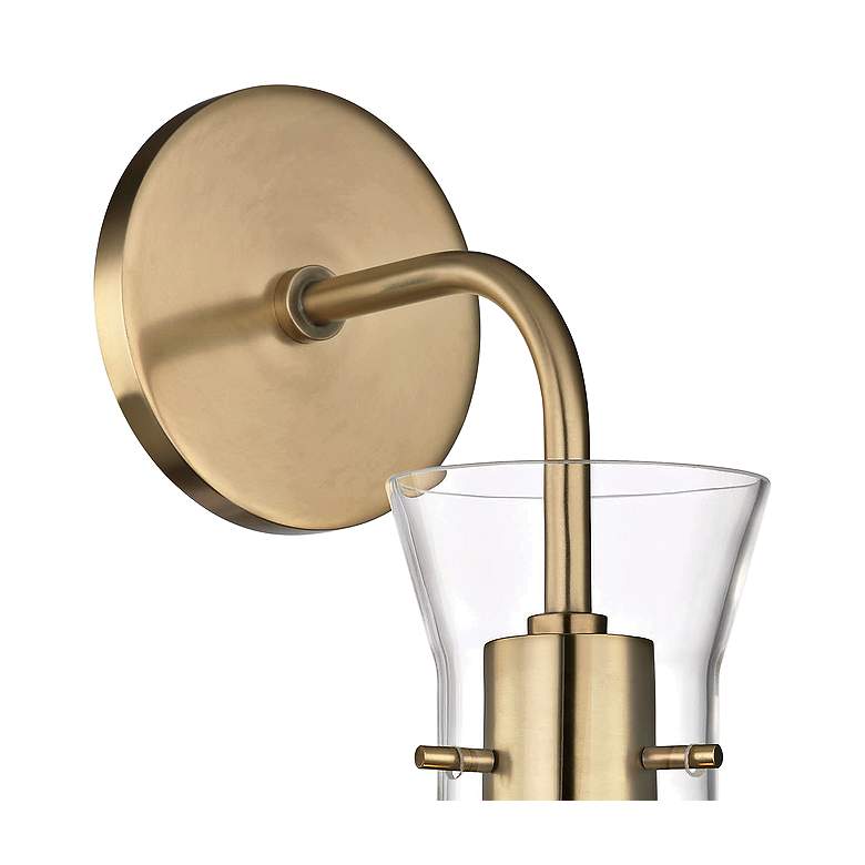 Image 2 Mitzi Anya 18 1/2" High Aged Brass Wall Sconce more views