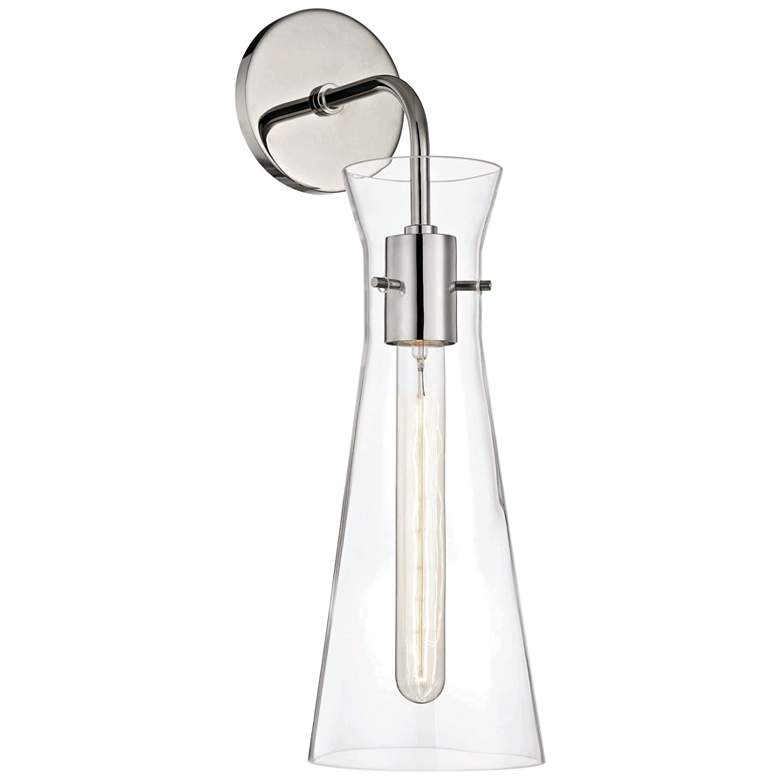Image 2 Mitzi Anya 18 1/2" High Polished Nickel Wall Sconce