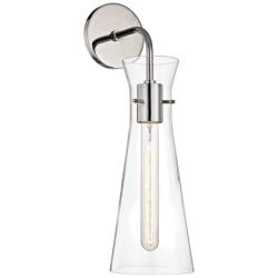 Mitzi Anya 18 1/2" High Polished Nickel Wall Sconce